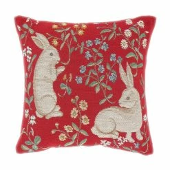 Coussin Lapin - Rouge