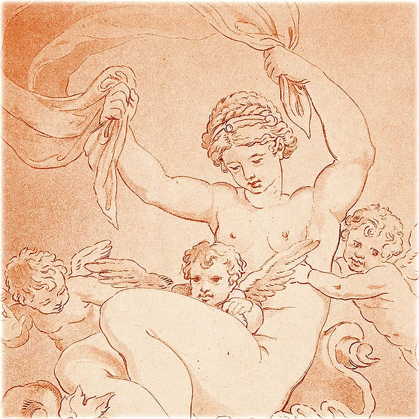 Nu, 3 Amours Et Tritons – Image 3