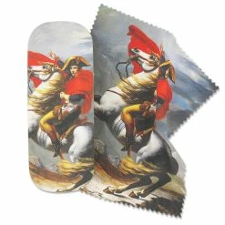 Étui à Lunettes Et Essuie-lunettes Napoléon Cape Rouge