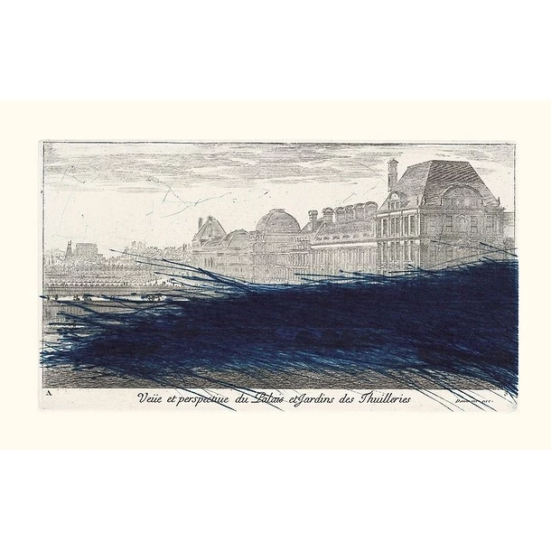 Vue Et Perspective Du Palais Et Des Jardins Des Tuileries, 1992 - Arnulf Rainer – Image 2