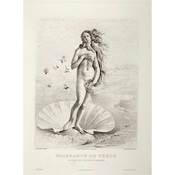 Naissance De Vénus. Fragment - Botticelli – Image 2