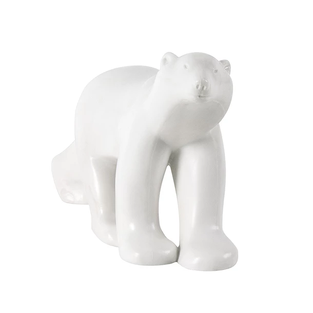 Figurine Ours Blanc Pompon – Image 2