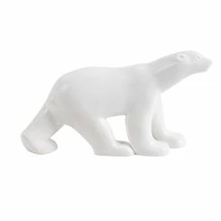 Figurine Ours Blanc Pompon