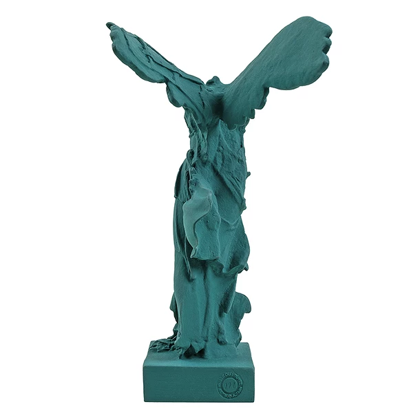 Victoire De Samothrace 34 Cm - Vert Pétrole – Image 5