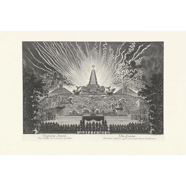 Cinquième Journée - Feu D'artifice Sur Le Canal De Versailles - Jean Lepautre – Image 2