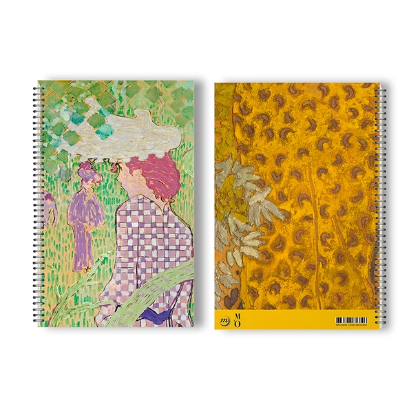 Cahier à Spirale Bonnard Femme à La Robe Quadrillée – Image 2