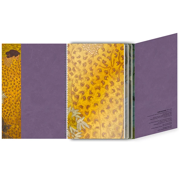 Cahier à Spirale Bonnard Femme à La Robe Quadrillée – Image 3