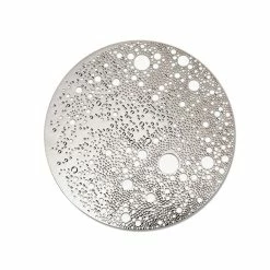 Grande Broche Magnétique Lunar - Métal Argenté