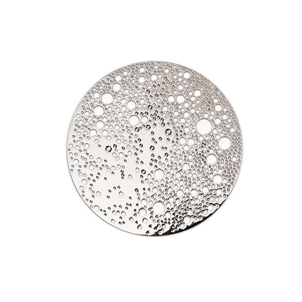 Petite Broche Magnétique Lunar - Métal Argenté