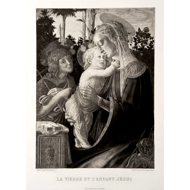 La Vierge, L'enfant Jésus Et Saint Jean - Botticelli – Image 2