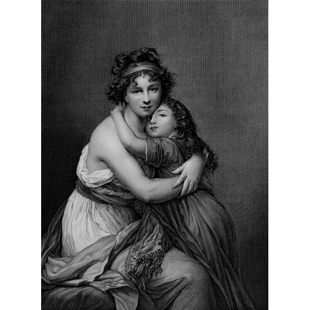 Madame Vigée Le Brun Et Sa Fille, Jeanne-Lucie, Dite Julie