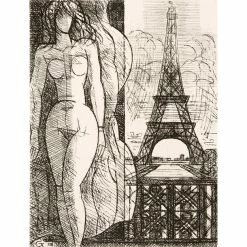 Nu à La Tour Eiffel, 1952 - Marcel Gromaire