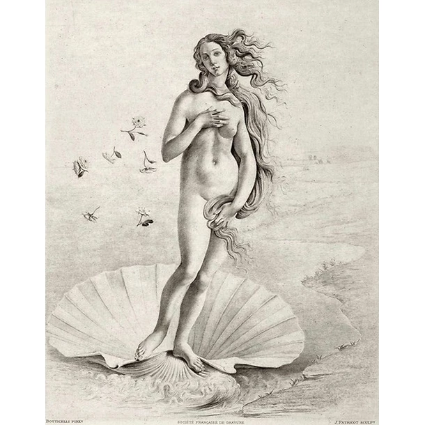 Naissance De Vénus. Fragment - Botticelli