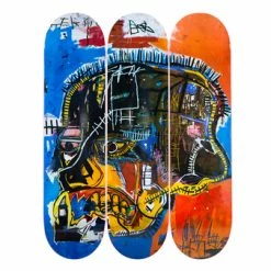 Skateboards Triptyque Jean-Michel Basquiat Skull - The Skateroom