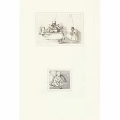 Deux Croquis - Rembrandt
