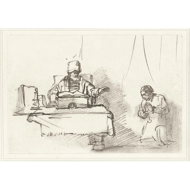 Deux Croquis - Rembrandt – Image 2