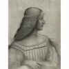 Portrait D'Isabelle D'Este - Léonard De Vinci