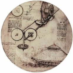 Assiette Léonard De Vinci - Char D'assaut