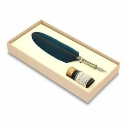 Coffret D'écriture Louvre - Porte-plume Turquoise - Bortoletti