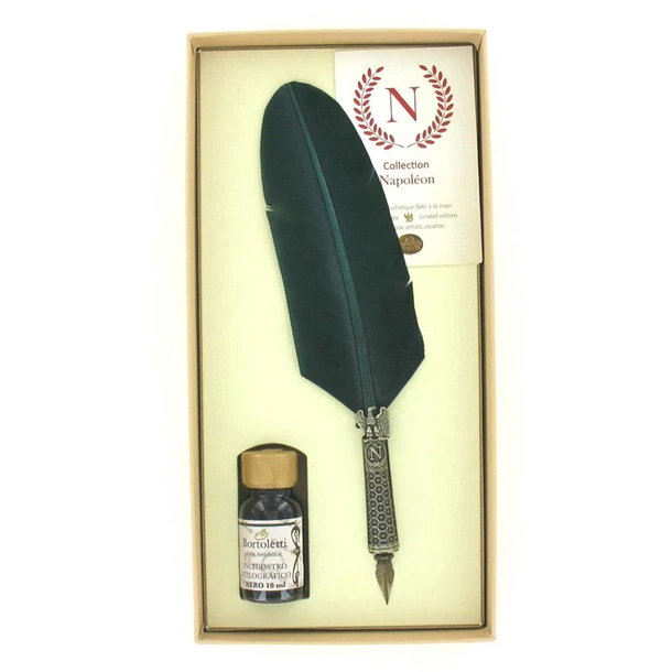 Coffret D'écriture Napoléon - Plume D'oie Verte - Bortoletti – Image 2