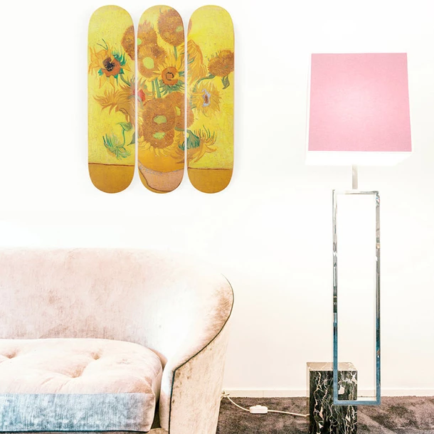 Skateboards Triptyque Vincent Van Gogh Les Tournesols - The Skateroom – Image 2