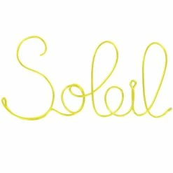 Fil Sculpté En Métal - Soleil