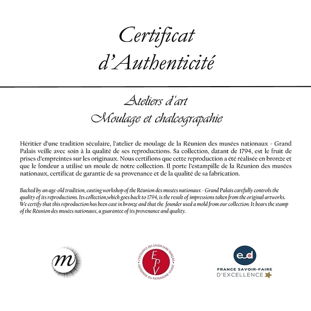 Buste De Voltaire Avec Perruque – Image 3