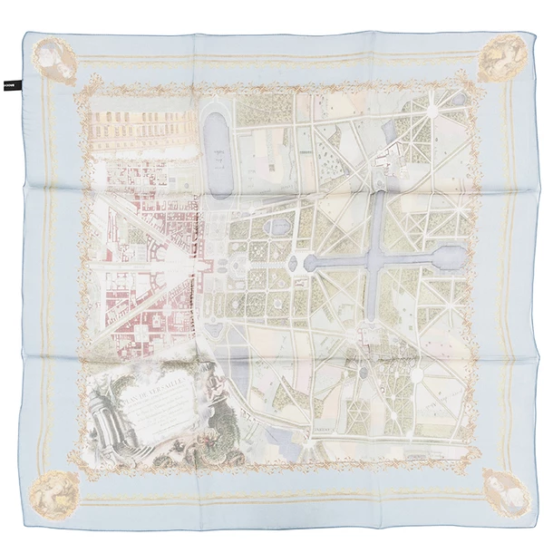 Carré Plan De Versailles - Brochier - Bleu – Image 2