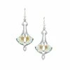 Boucles D'oreilles Gingko Art Nouveau