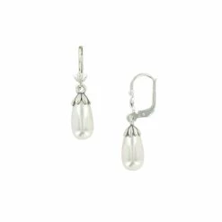 Boucles D'oreilles Art Nouveau Perles