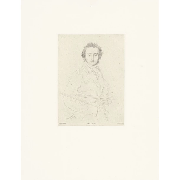 Portrait De Paganini, Violoniste Et Compositeur - Ingres – Image 3