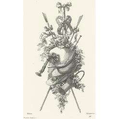 Trophée, époque Louis XV - Auguste Pèquègnot