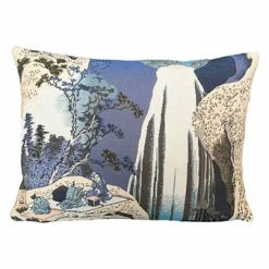 Housse De Coussin Hokusai Cascade D'Amida