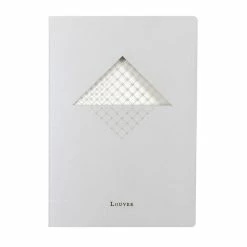 Cahier A5 Argent - Louvre Pyramide