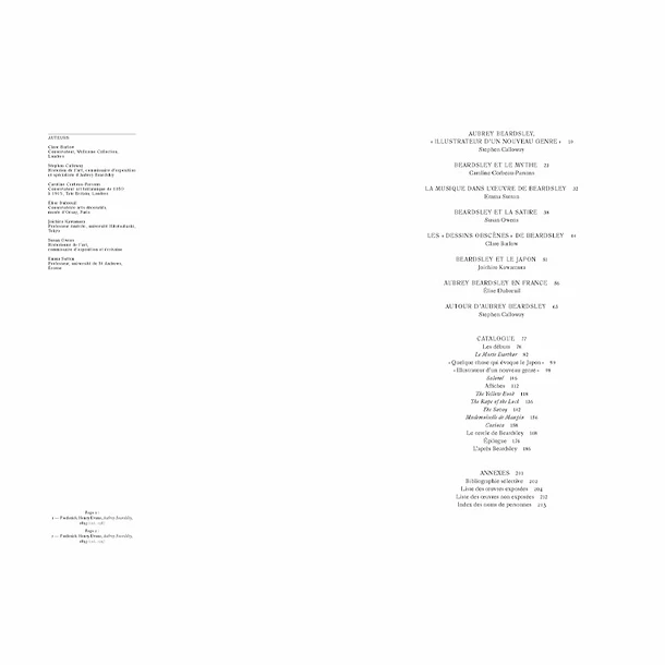 Aubrey Beardsley - Catalogue D'exposition – Image 2