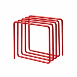 Porte-revues En Métal Rouge - Block Design