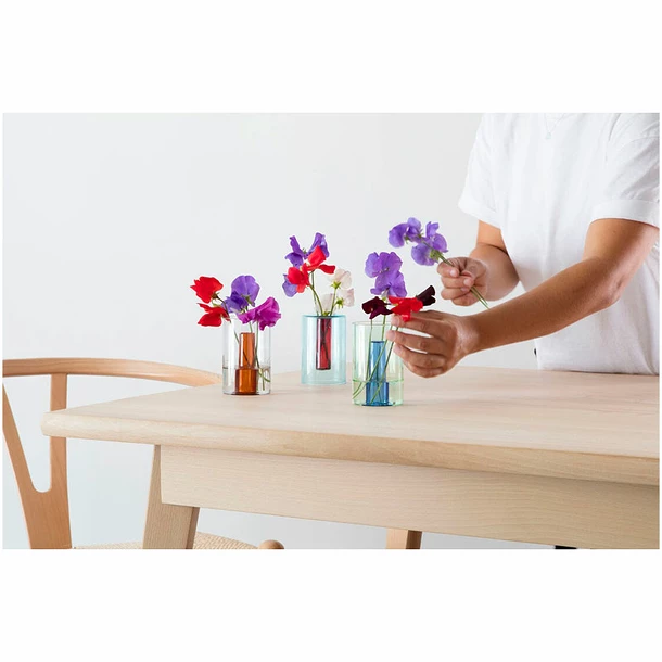 Petit Vase Réversible Rose/vert - Block Design – Image 4