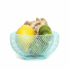 Coupe à Fruits En Métal Vert Menthe - 20 Cm - Fundamental Berlin