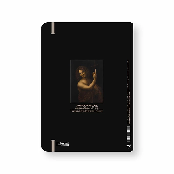 Cahier à élastique Léonard De Vinci - Saint Jean Baptiste – Image 2