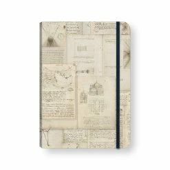 Cahier à élastique Léonard De Vinci - Manuscrits