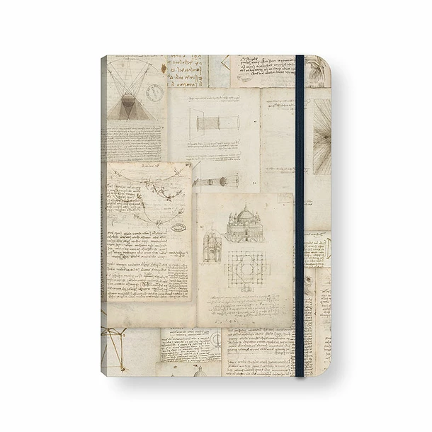 Cahier à élastique Léonard De Vinci - Manuscrits