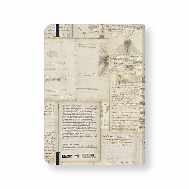 Cahier à élastique Léonard De Vinci - Manuscrits – Image 2