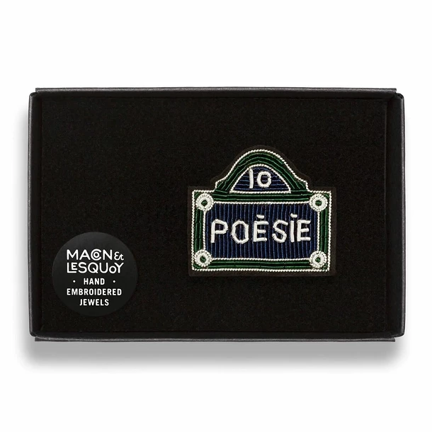 Broche Plaque De Rue Parisienne - Macon & Lesquoy – Image 2