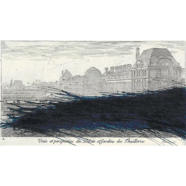 Vue Et Perspective Du Palais Et Des Jardins Des Tuileries, 1992 - Arnulf Rainer