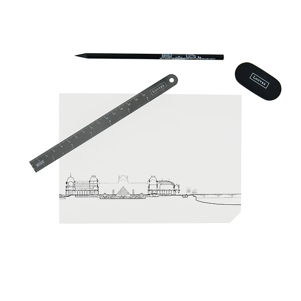 Coffret Papeterie - Pyramide Du Louvre / Archivia – Image 2