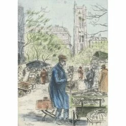 Le Marché Aux Oiseaux - Eugène-Louis Véder
