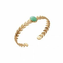 Bracelet Jonc Feuilles De Laurier
