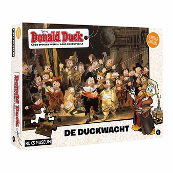 Puzzle 1 000 Pièces Donald Duck & Rembrandt - Rijks Museum
