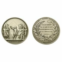Médaille Historique Bataille Des Pyramides, Bronze Florentin, 59 Mm - Monnaie De Paris