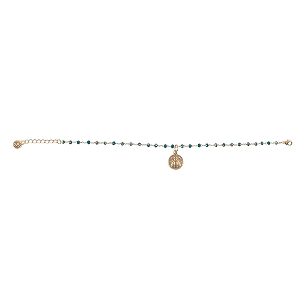 Bracelet Abeille - Bleu Canard – Image 2